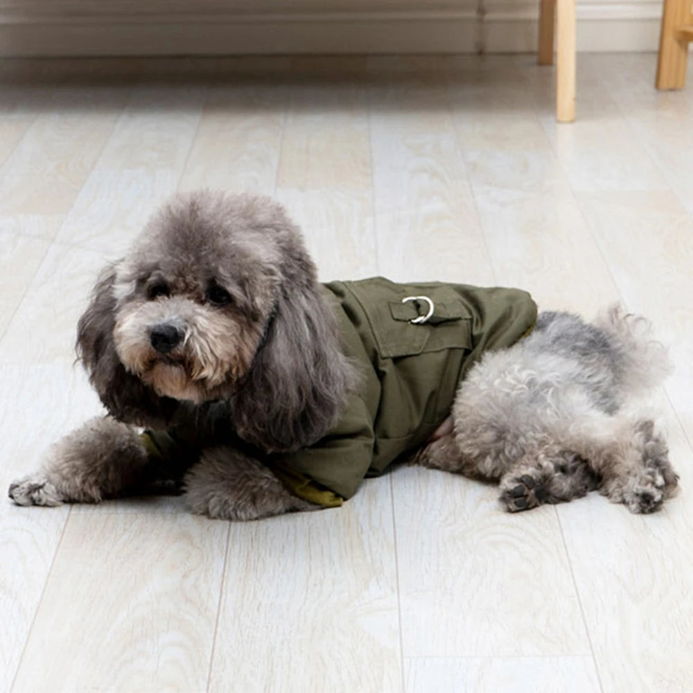 Winter Dog Coat Hoodie – Warm Windproof Pet Jacket