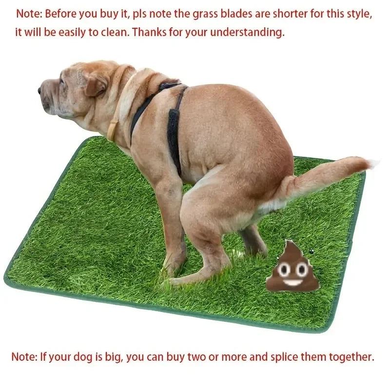 Artificial Grass Dog Potty Pad – Easy-Clean Odor-Resistant Indoor & Outdoor Training Mat