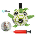 Interactive Dog Soccer Ball with Straps – Tug Toy