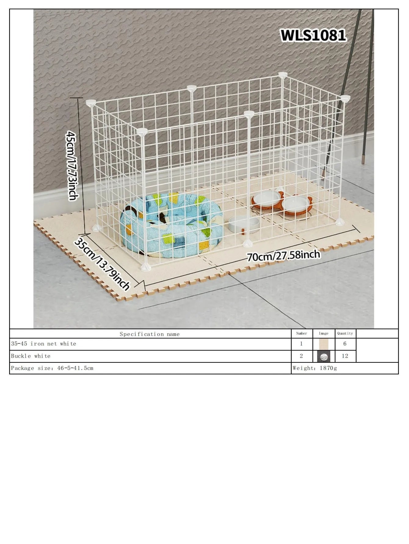 Indoor Dog Playpen – Small Dog Fence