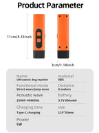 Professional Ultrasonic Bark Control Device – Long Range Trainer
