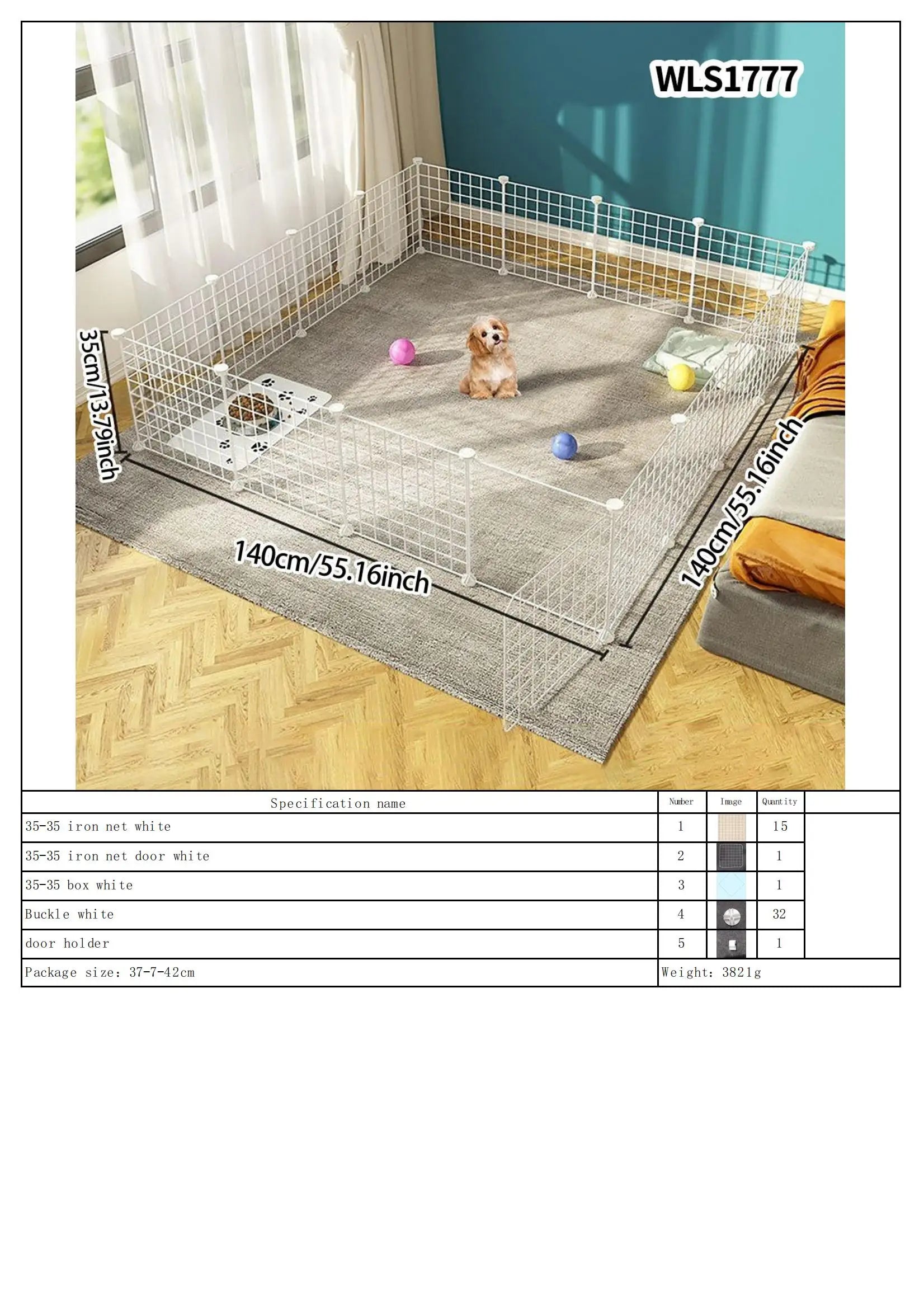Portable Dog Playpen – DIY Metal Fence