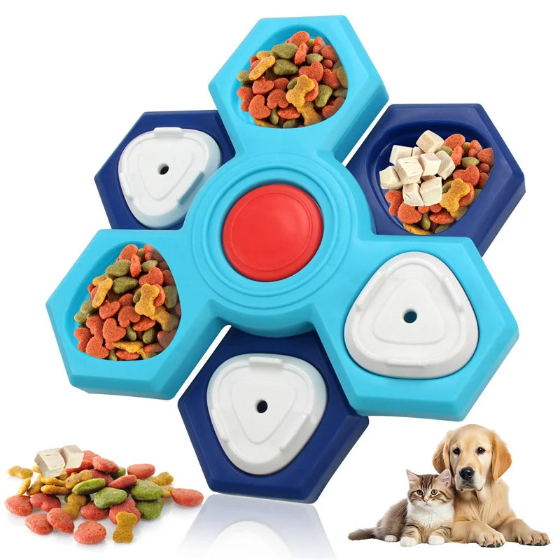 Dog Puzzle Training Toy – Slow Feed Tray