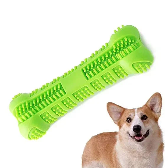 Soft Rubber Dog Toothbrush for Small Dogs – 360° Teeth Cleaning