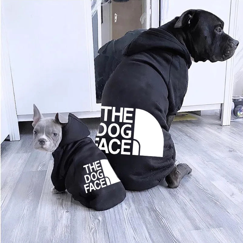 Winter Warm Dog Hoodie – Large Breed Polyester Jacket