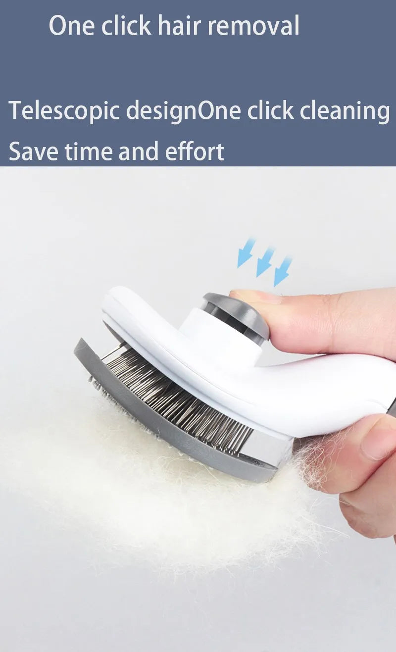Dog Hair Brush & Pet Hair Remover – Slicker Comb for Dogs and Puppies