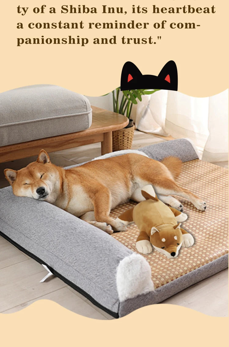 Soft Coral Fleece Dog Blanket 60x40cm – Cozy Washable Winter Throw