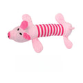 Plush Squeaky Dog Toys for All Sizes — Elephant, Duck & Pig Chew Toys