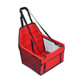 Foldable Dog Car Booster Seat – Waterproof Breathable Oxford Travel Bed for Small & Medium Dogs