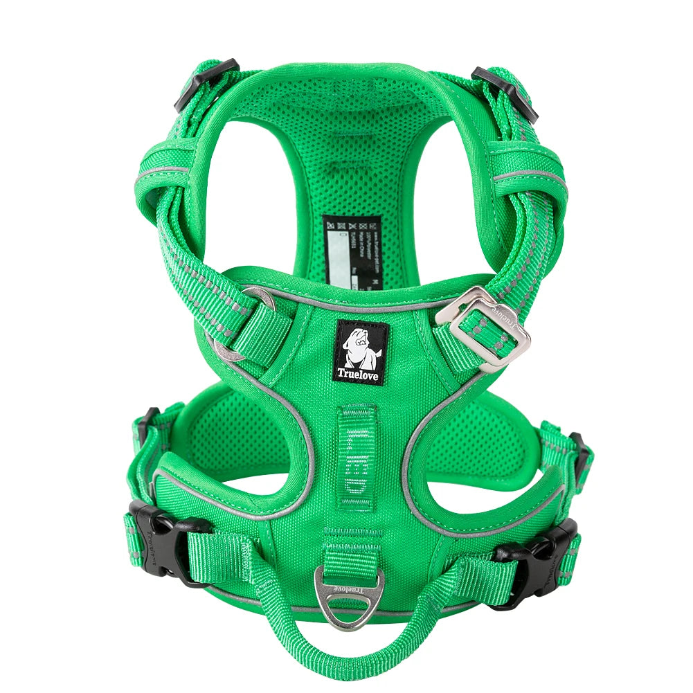 Truelove Reflective Nylon Dog Harness – Padded Quick Release