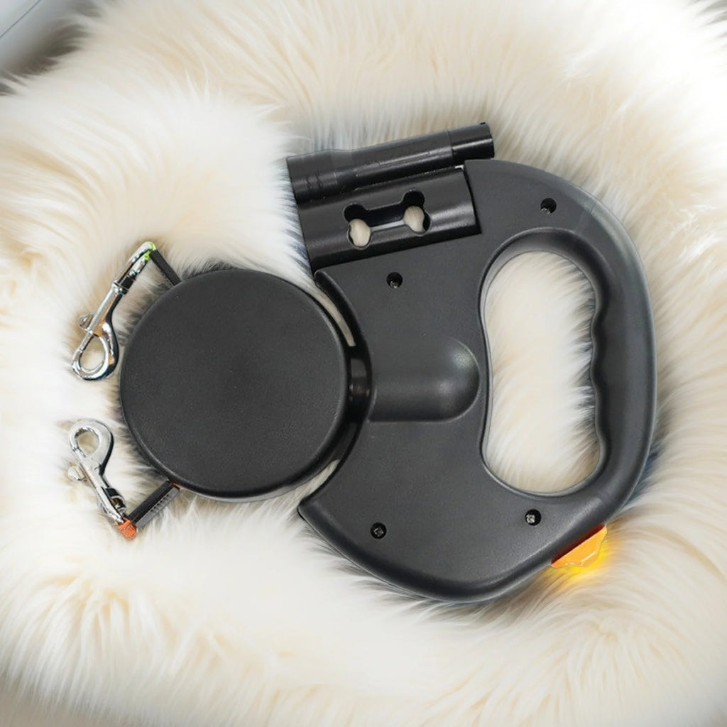 Dog Retractable Leash – Dual LED Control