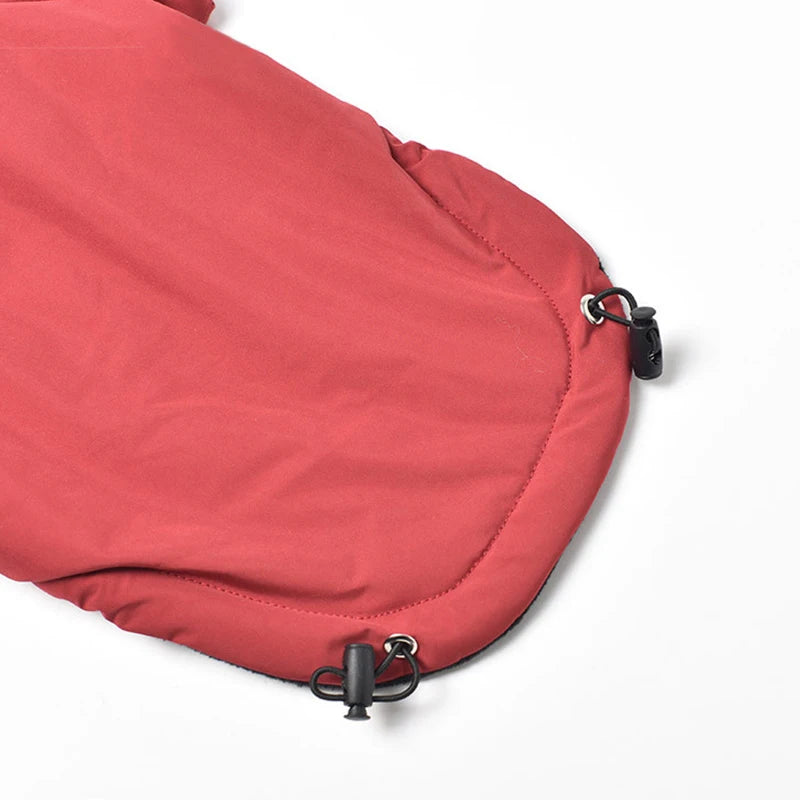 Waterproof Hooded Dog Coat – Reflective Warm Jacket