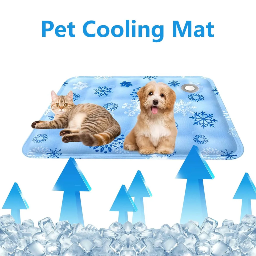 Pet Cooling Mat – Water Injection Cooling Pad for Dogs, Waterproof & Wear-Resistant