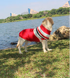 Christmas Dog Sweater – Red Wool Knit Holiday Pullover