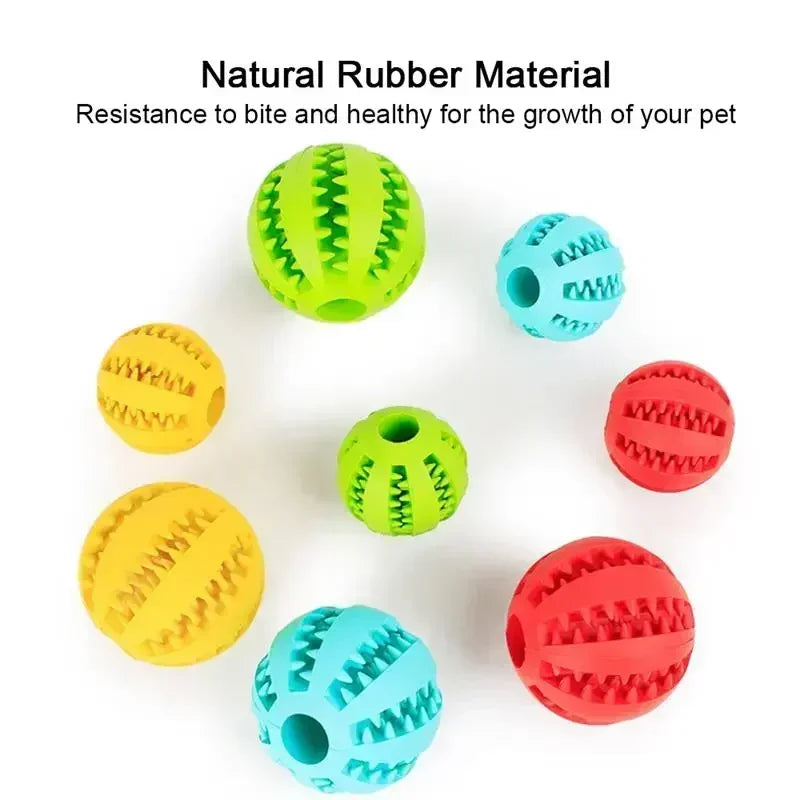 Rubber Chew Ball - Dental Care & Treat Dispensing for Dogs