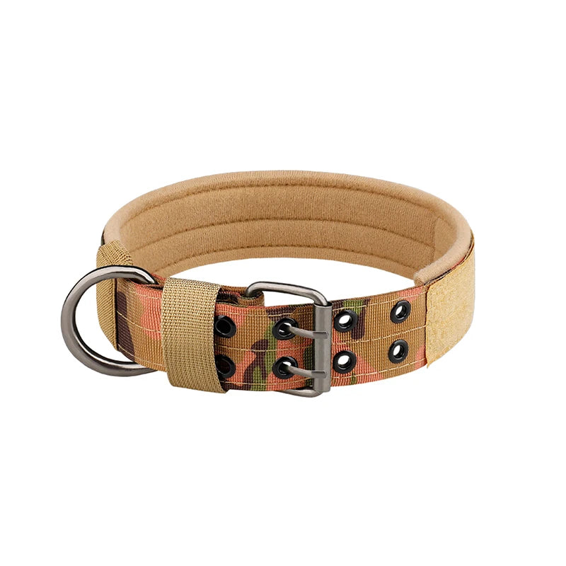 Nylon Tactical Dog Collar – Quick Release Adjustable Fit