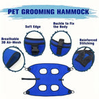 Pet Grooming Hammock & Restraint Bag - Hanging Sling for Nail Trimming