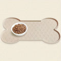 Silicone Dog Feeding Mat – Non-Slip Waterproof Pet Bowl Mat with Raised Edges, Washable
