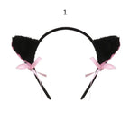 Plush Animal Ears Headband – Cosplay & Party Accessory
