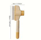 Dog Hair Knot Comb – Self Cleaning Floating Hair Removal Grooming Brush for Dogs