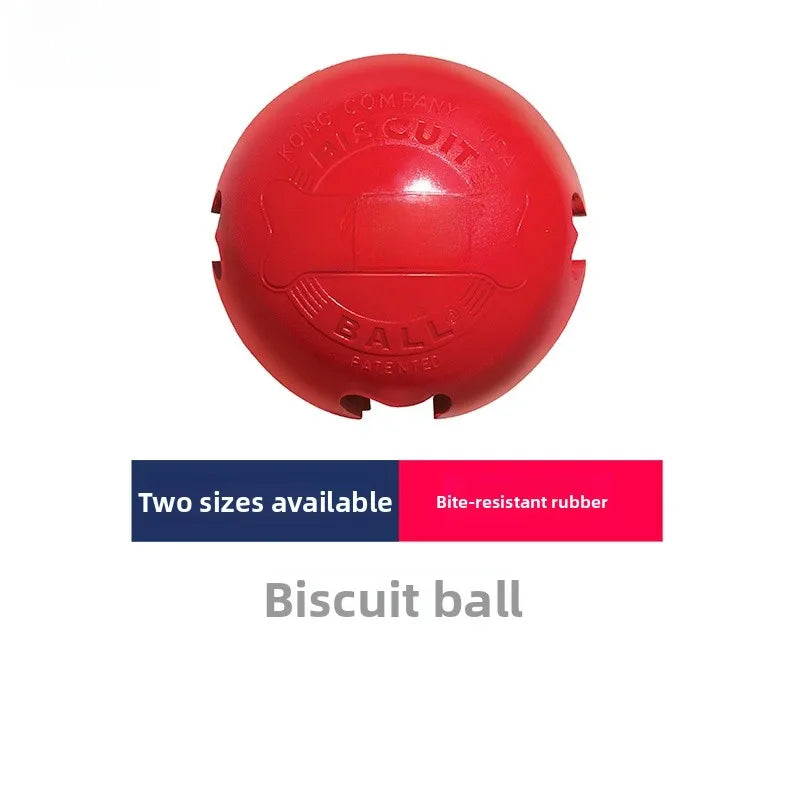 KONG Rubber Chew Ball – Treat Dispensing Dog Toy for Large Dogs