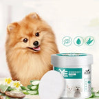 130 Pcs Dog Eye and Ear Wipes for Gentle Tear Stain and Ear Cleaning