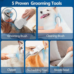 ATUBAN Dog Grooming Vacuum & Pet Grooming Kit with 2.3L Dust Cup