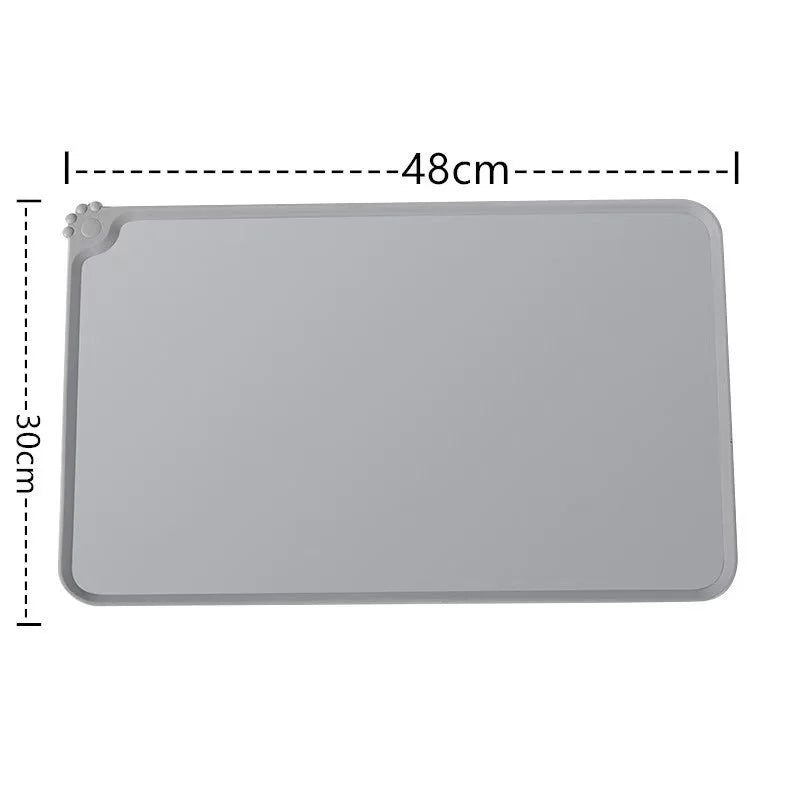 Silicone Pet Meal Mat – Waterproof, Anti-Slip Feeding Bowl Mat for Dogs & Puppies