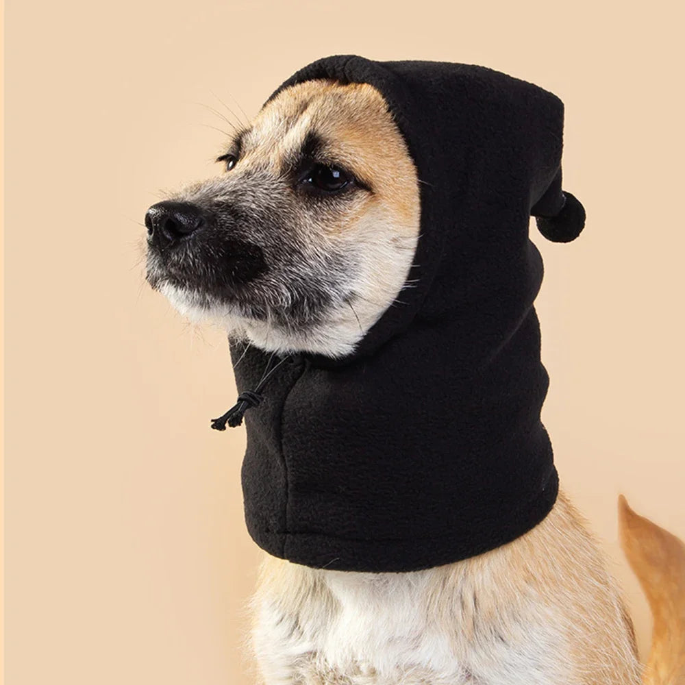 Winter Fleece Dog Hat – Windproof Warm Pet Cap