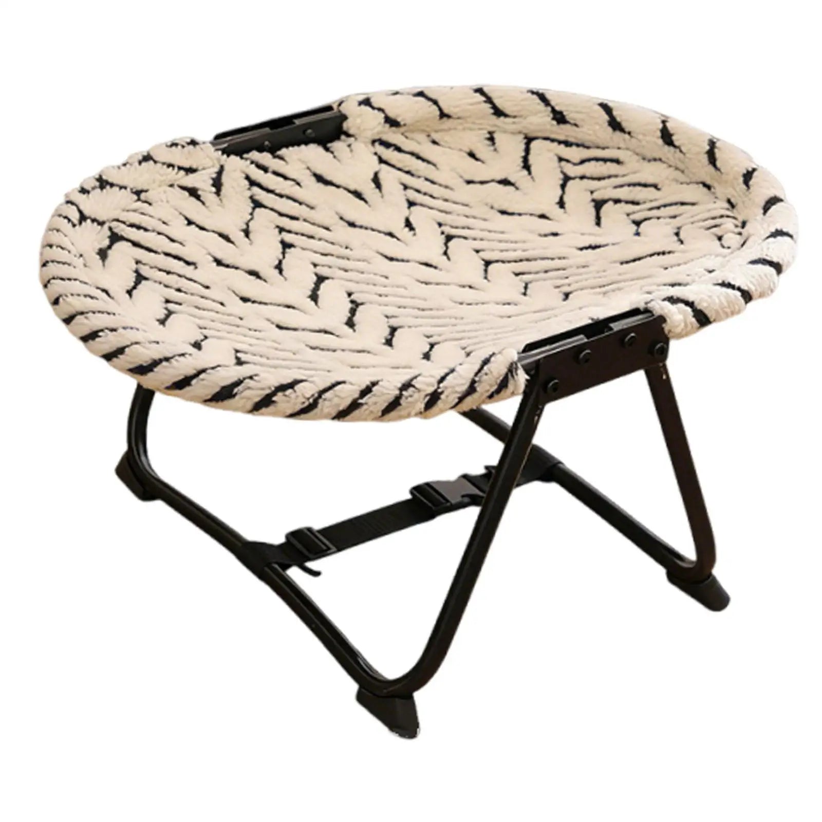 Portable Elevated Dog Bed – Heavy Duty Metal Frame, Foldable with Storage Bag for Indoor Use