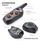 Rechargeable Dog Training Collar with Remote – Waterproof IPX7 Control