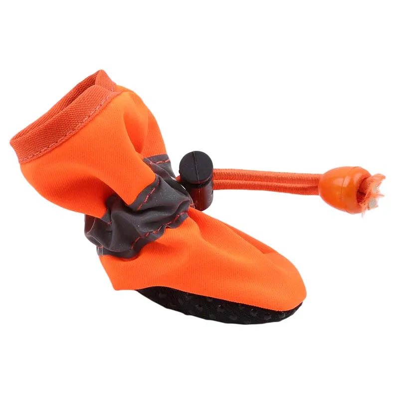 Dog Anti-Slip Boots – Warm Rain Snow Paw Shoes (4 Pack)