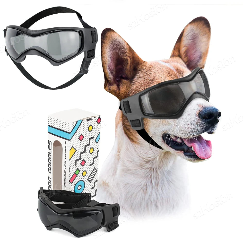Ouliluye Dog UV Sunglasses – Adjustable Protective Goggles