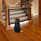 Dog Safety Gate – Foldable Mesh Barrier