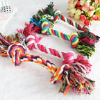 Cotton Rope Dog Toy – Double Knot Bite Resistant, Durable & Safe for Chewing