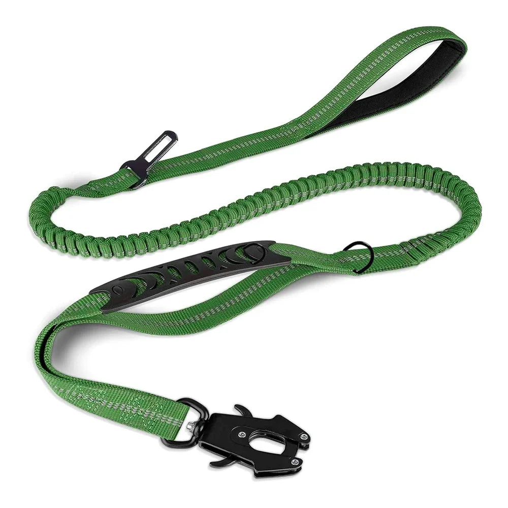 Dog Tactical Leash – Bungee Shock Control