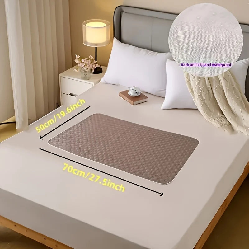 Leak-Proof Washable Incontinence Pad – Non-Slip Bed Mat for Seniors, Pets, Menstruation & Home Use