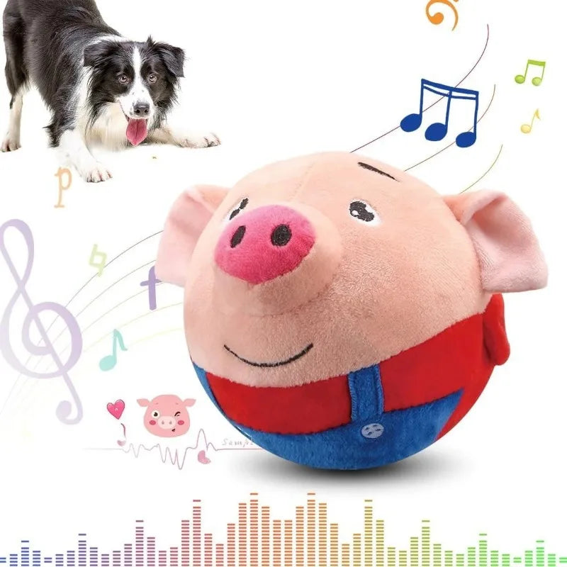Cartoon Interactive Dog Toy – Smart Motion Play Ball