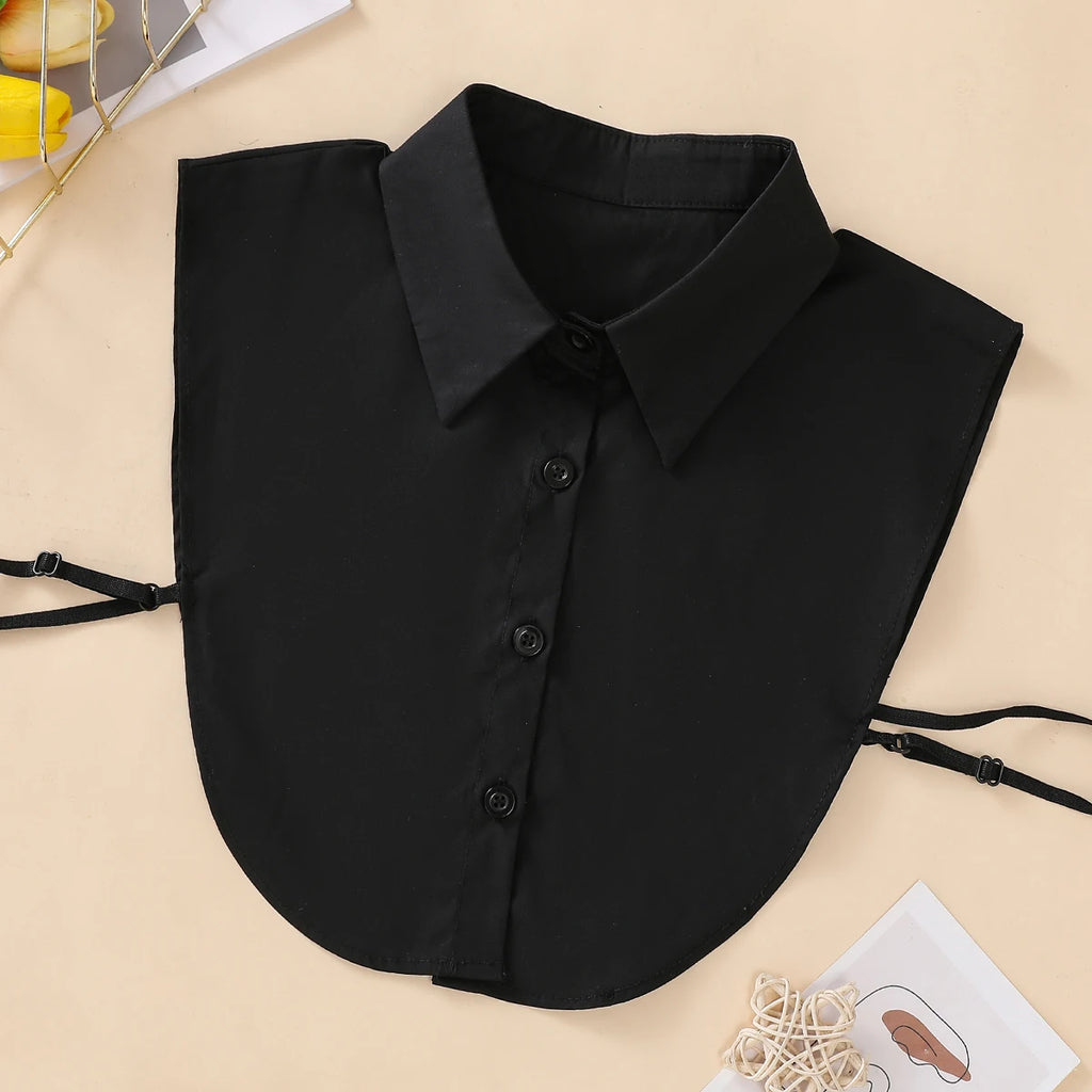 Detachable Cotton Fake Collar for Women – One Size