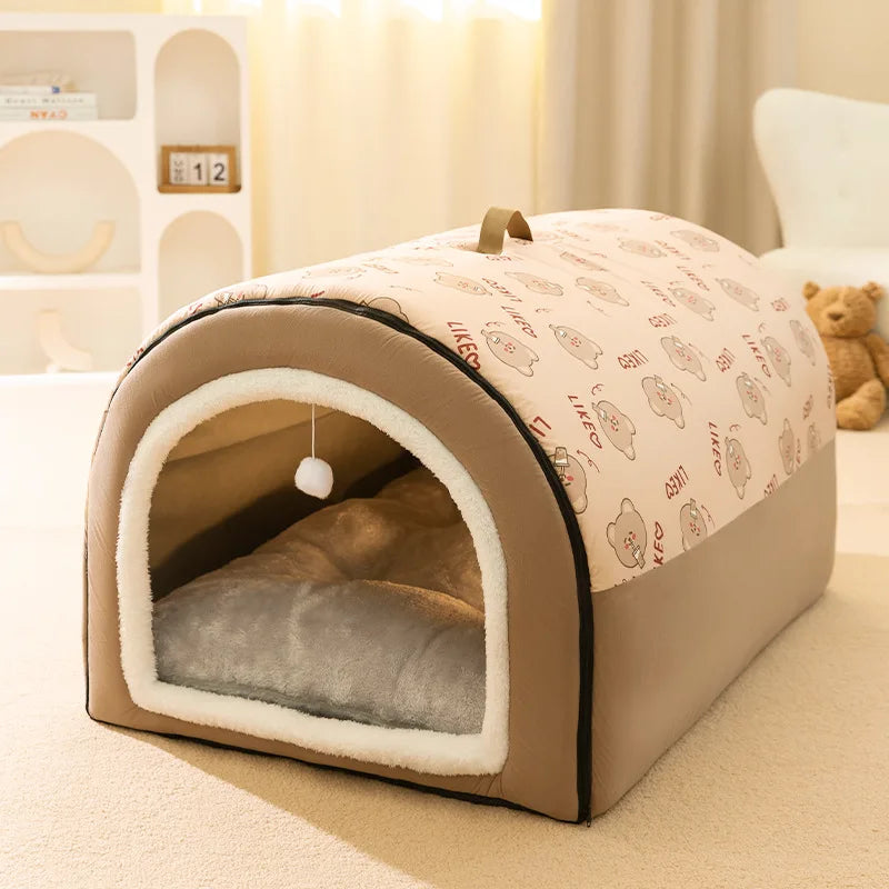 Big Dog Nest Winter Dog House – Removable & Washable Bed for Large Dogs
