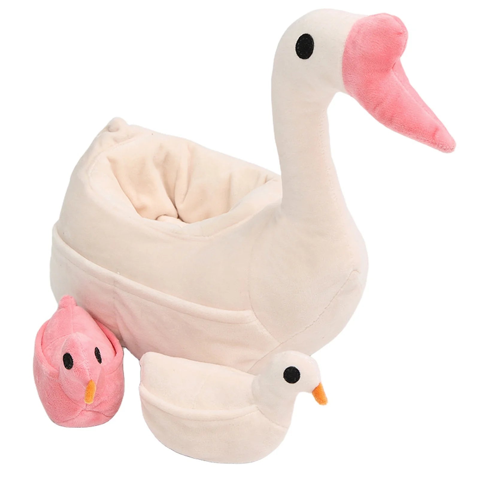 Goose Plush Dog Toy – Interactive Snuffle Puzzle