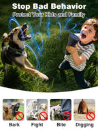 2025 Ultrasonic Dog Bark Deterrent – Rechargeable Training Device with LED