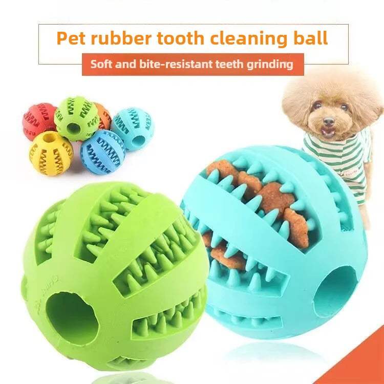 Rubber Chew Ball - Dental Care & Treat Dispensing for Dogs