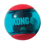 KONG Squeezz Action Balls 3-Pack – Squeaky Fetch Dog Toy Set (M)