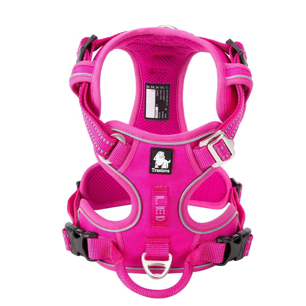 Truelove Reflective Nylon Dog Harness – Padded Quick Release
