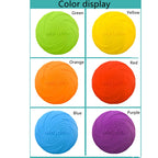 Silicone Flying Disc - Bite-Resistant Dog Training Toy for Fetch & Outdoor Play