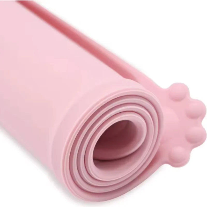 Silicone Pet Meal Mat – Waterproof, Anti-Slip Feeding Bowl Mat for Dogs & Puppies