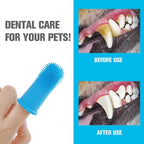 Pet Finger Toothbrush – 360° Silicone Dental Care for Dogs
