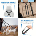 Dog Seat Belt – Dual Headrest Safety Leash