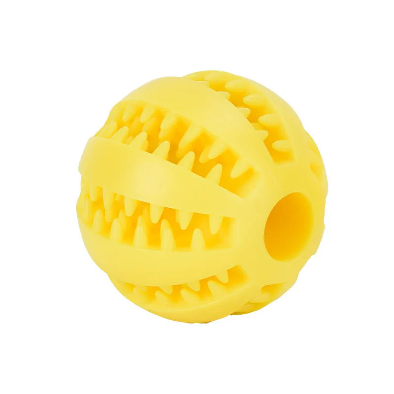 Interactive Rubber Ball – Teeth Cleaning Toy for Dogs
